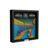 Sonic the Hedgehog 2 - Special Stage - 9"x9" Shadow Box Art