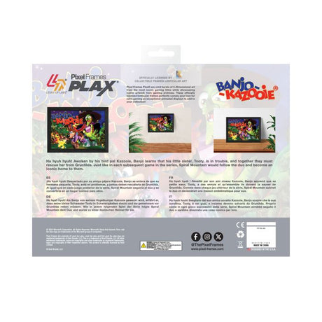 Banjo-Kazooie - Welcome to Spiral Mountain - 10" x 12" 3D Lenticular Motion Art
