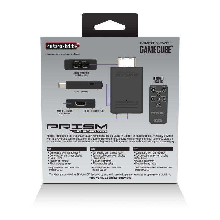 Retro Prism HD Adapter for GameCube