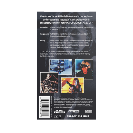 Terminator 2 VHS Switch Game Case for Nintendo Switch & Switch 2