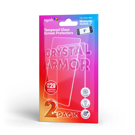 Tempered Glass Screen Protector for Nintendo Switch 2 (2-Pack)