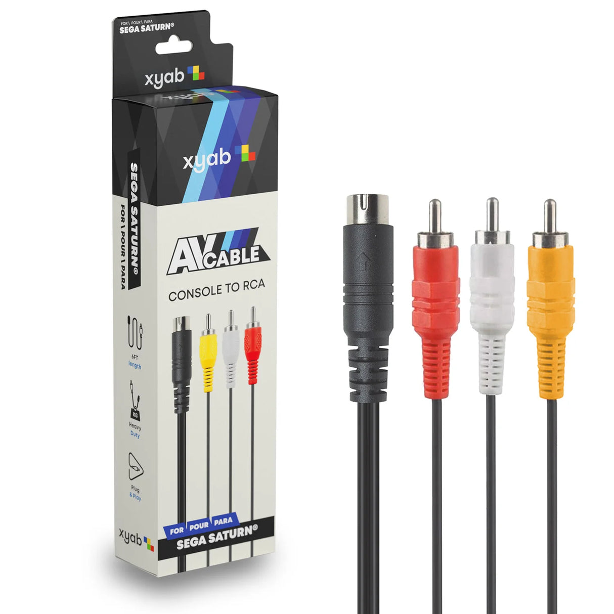 Composite AV Cable for SEGA Saturn