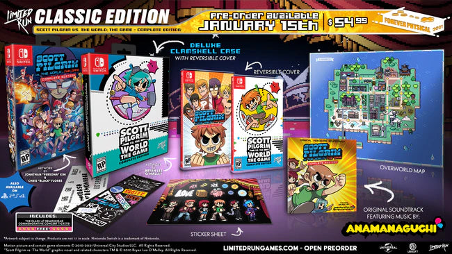 Scott Pilgrim Vs. the World: The Game Classic Edition - Nintendo Switch