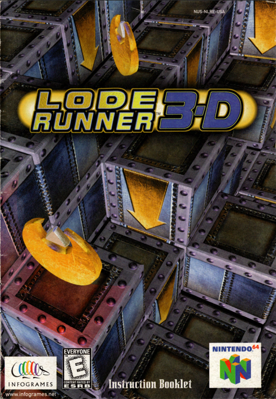 Lode Runner 3-D - N64 Manual