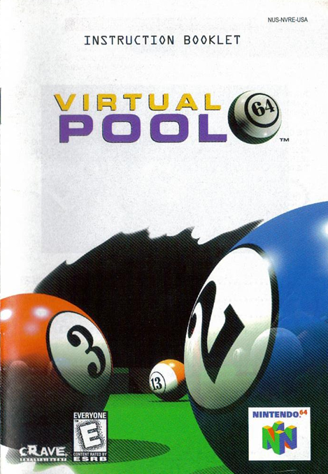 Virtual Pool 64 - N64 Manual