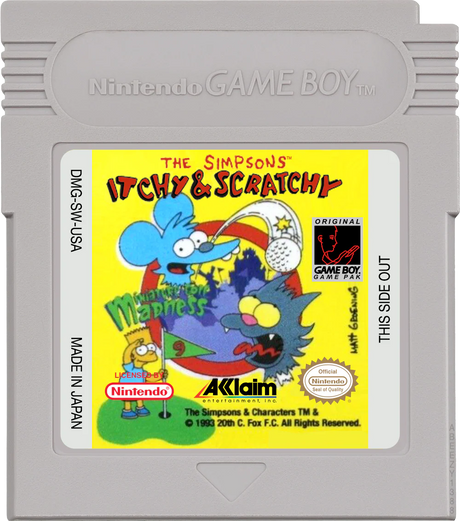 The Simpsons: Itchy & Scratchy in Miniature Golf Madness - Game Boy