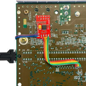 Closeup of Super NES Jr RGB upgrade