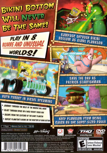 SpongeBob SquarePants: Creature From the Krusty Krab - PlayStation 2