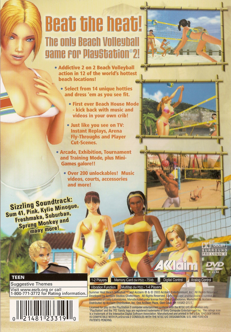 Summer Heat Beach Volleyball - PlayStation 2