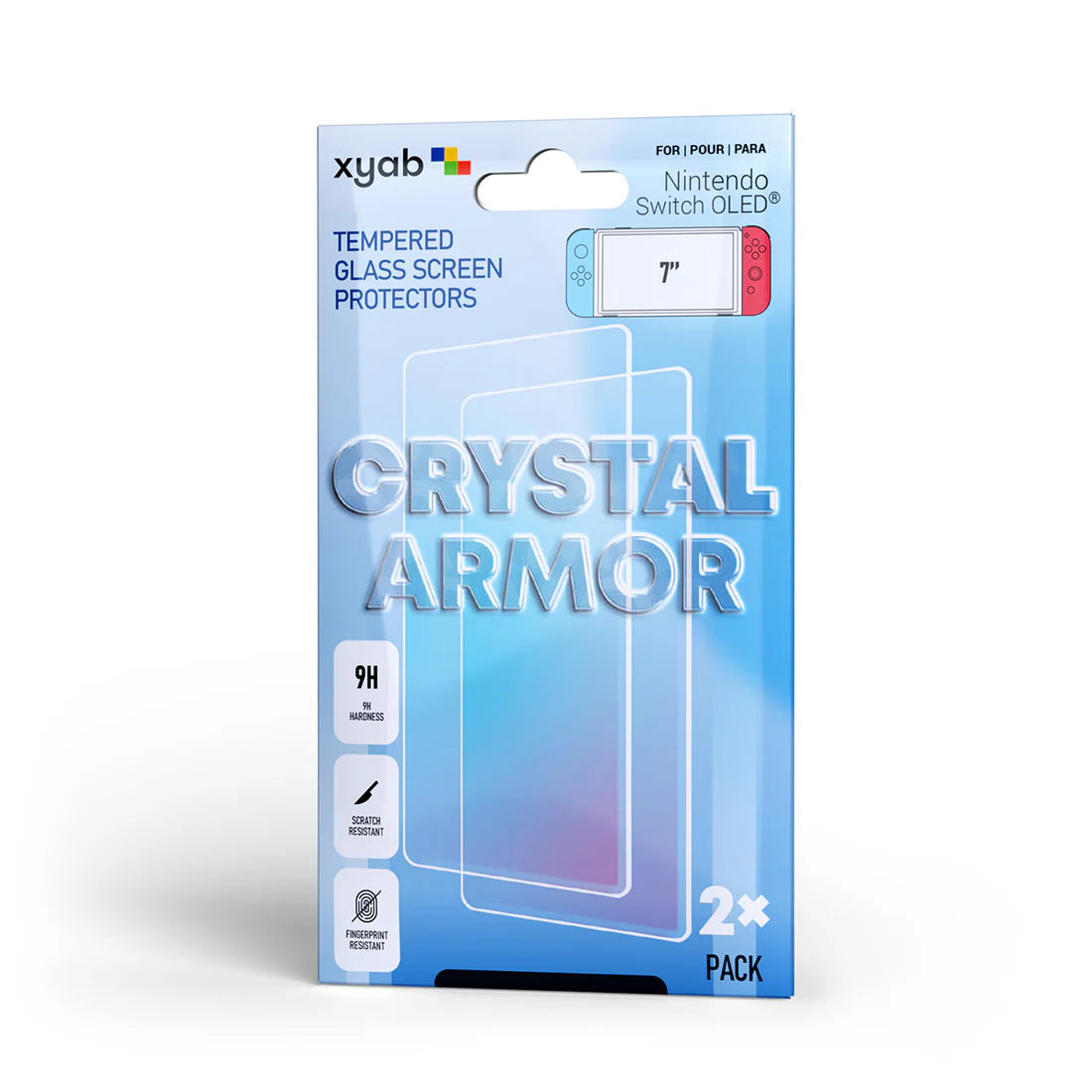 Tempered Glass Screen Protector for Nintendo Switch OLED (2-Pack)