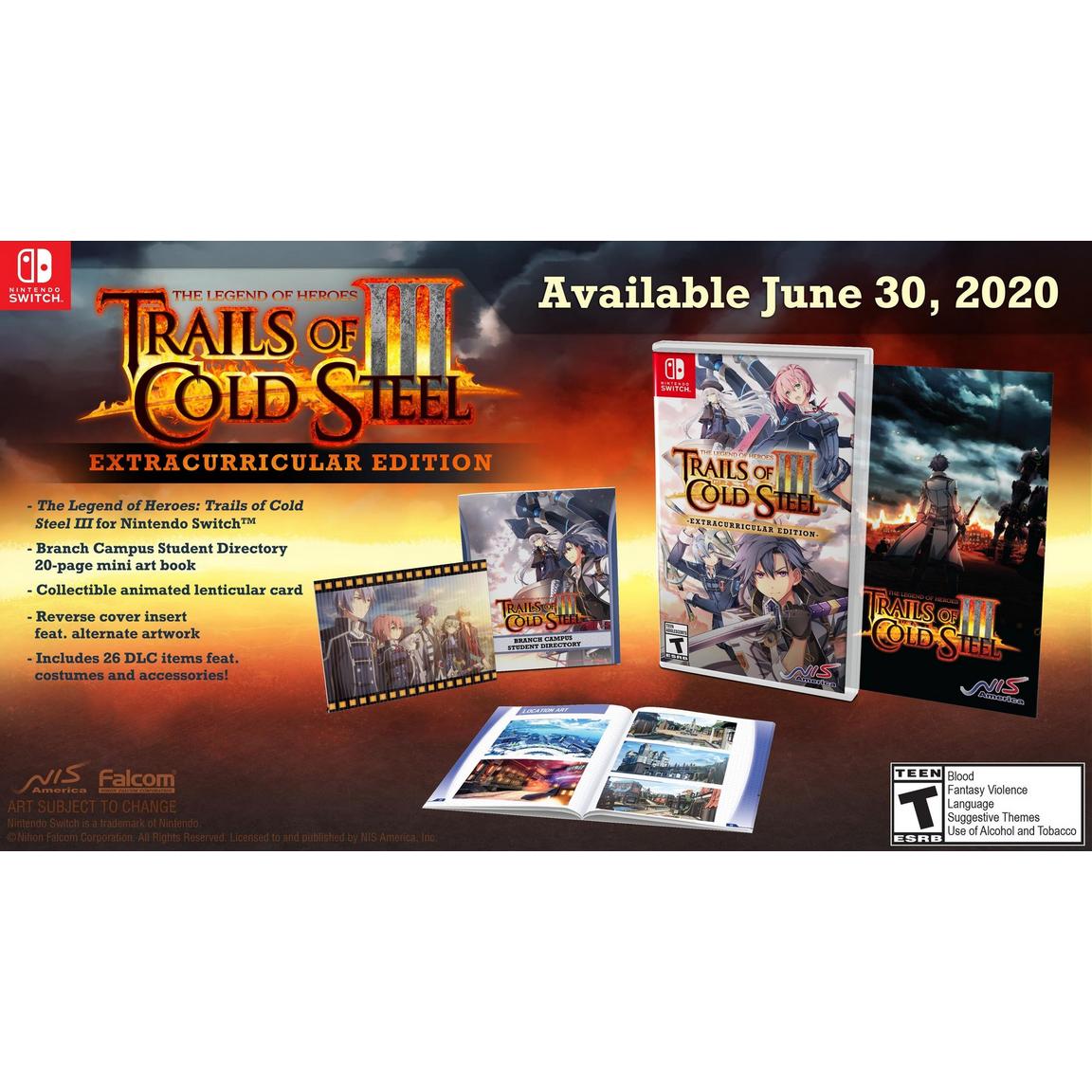 The Legend of Heroes: Trails of Cold Steel III - Extracurricular Edition - Nintendo Switch