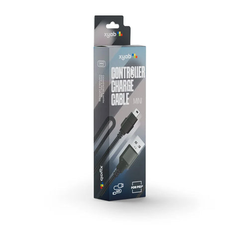 Mini USB Charge & Data Cable (10 FT) for PS3, PSP, and Wii U Pro Controller