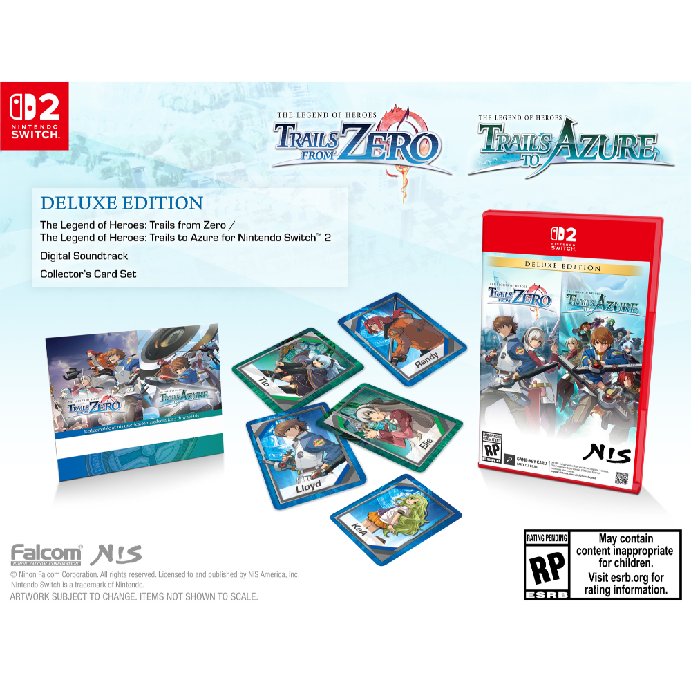 The Legend of Heroes: Trails from Zero and The Legend of Heroes: Trails to Azure - Deluxe Edition - Nintendo Switch 2