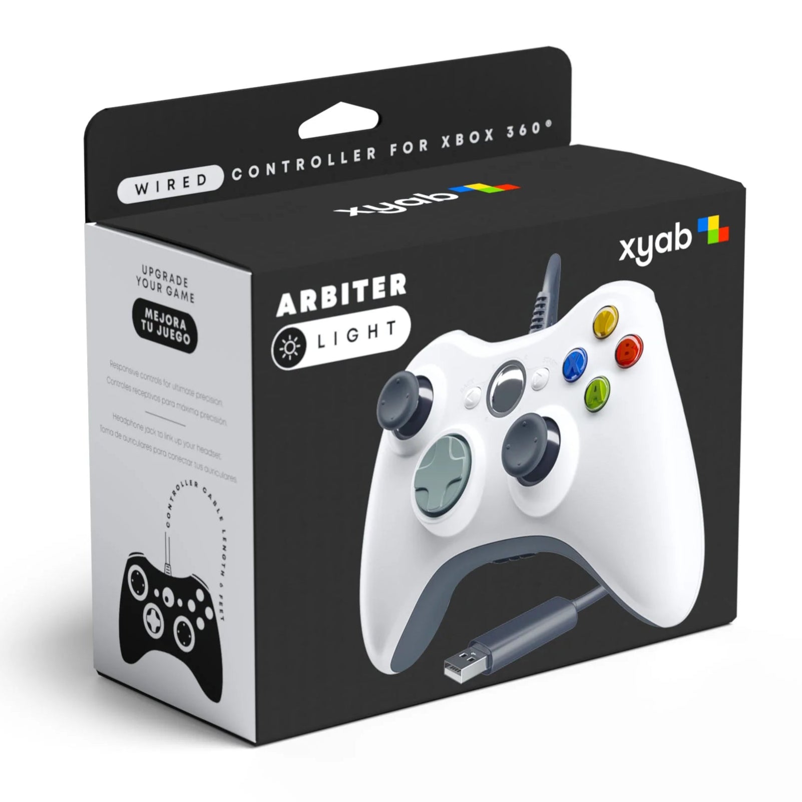 ARBITER Wired Controller for Xbox 360 / PC - White