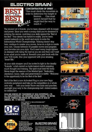 Best of the Best Championship Karate - SEGA Genesis