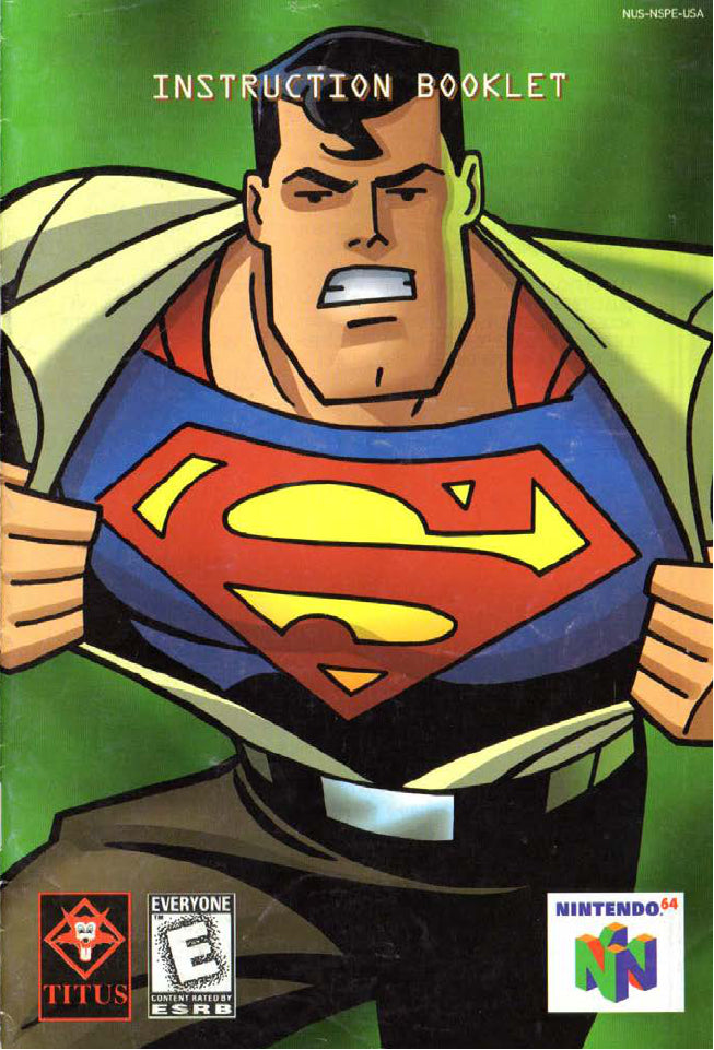 Superman 64 - N64 Manual