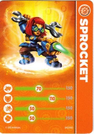Sprocket - Skylanders Giants