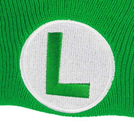 Luigi Super Mario Green Cuff Beanie