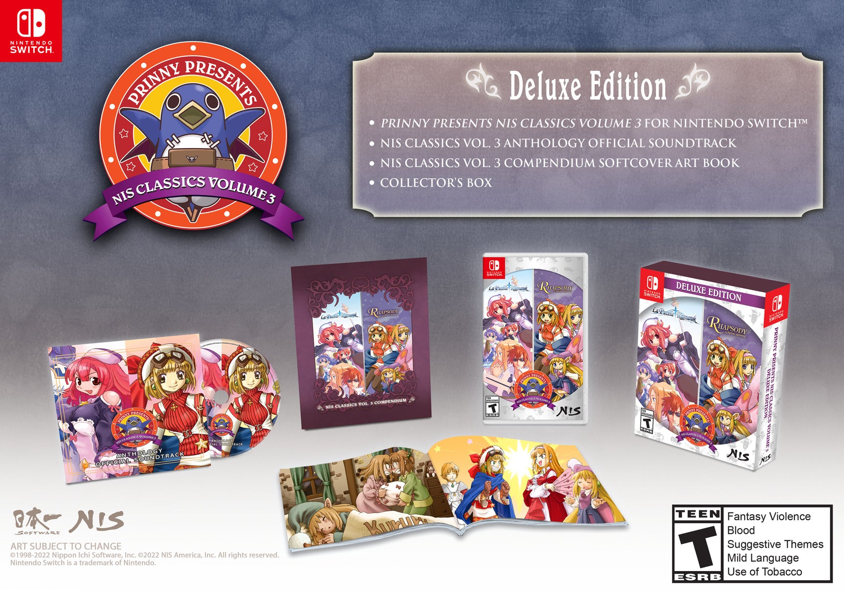Prinny Presents NIS Classics Volume 3: La Pucelle: Ragnarok and Rhapsody: A Musical Adventure - Nintendo Switch