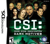 CSI: Crime Scene Investigation - Dark Motives - Nintendo DS