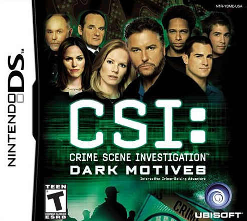 CSI: Crime Scene Investigation - Dark Motives - Nintendo DS