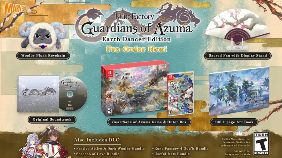 Rune Factory: Guardians of Azuma: Earth Dancer Limited Edition - Nintendo Switch