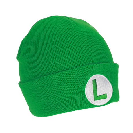 Luigi Super Mario Green Cuff Beanie