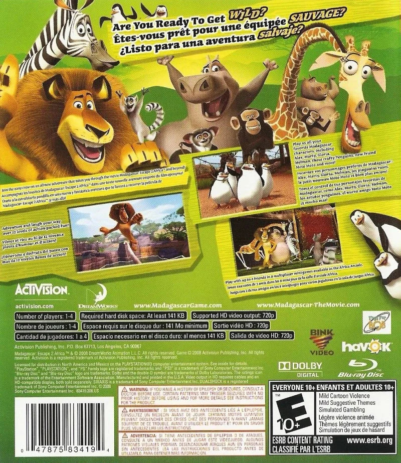 Madagascar: Escape 2 Africa - PlayStation 2