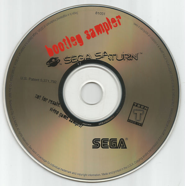 SEGA Saturn Bootleg Sampler - SEGA Saturn