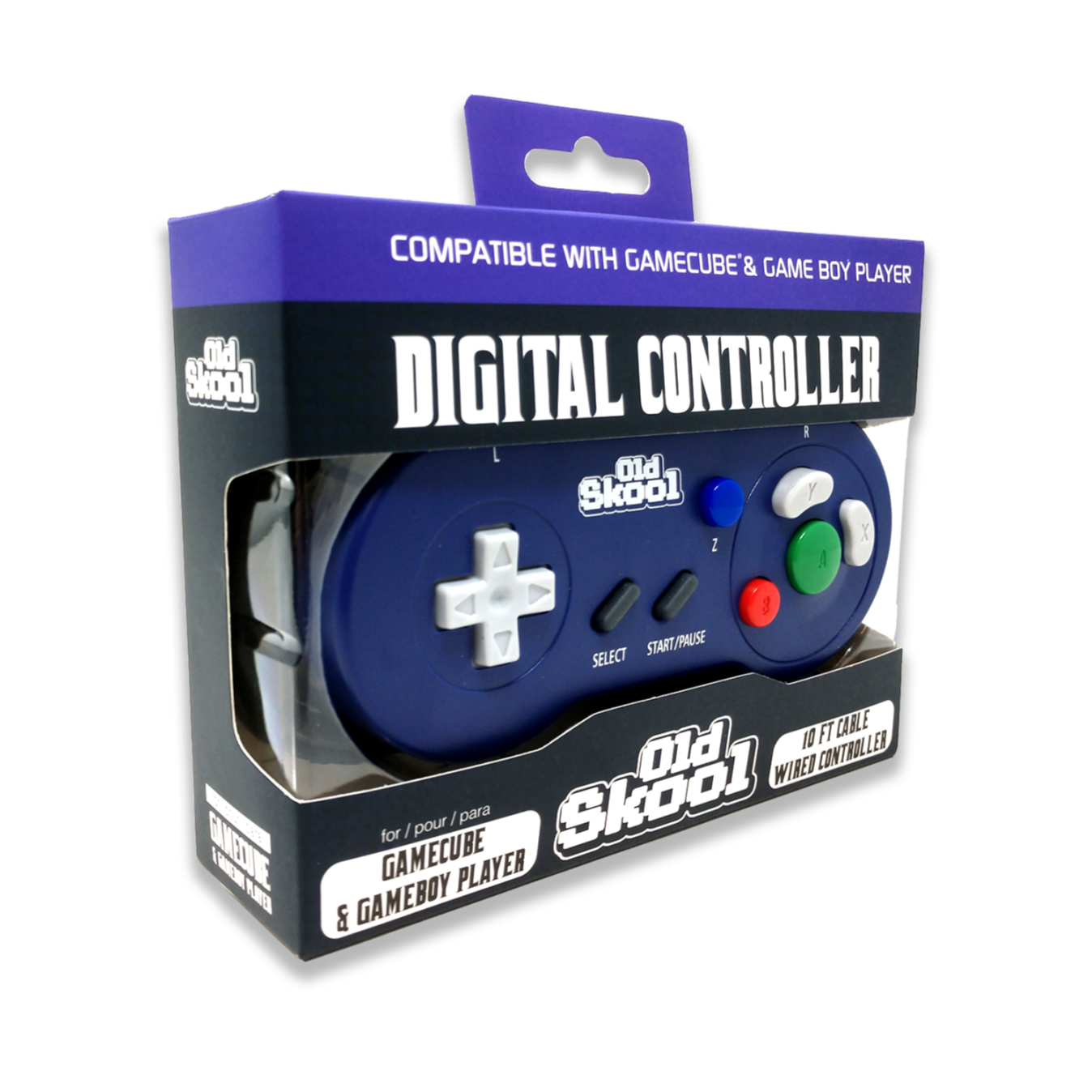 Digital Controller for GameCube & Game Boy Player - Purple