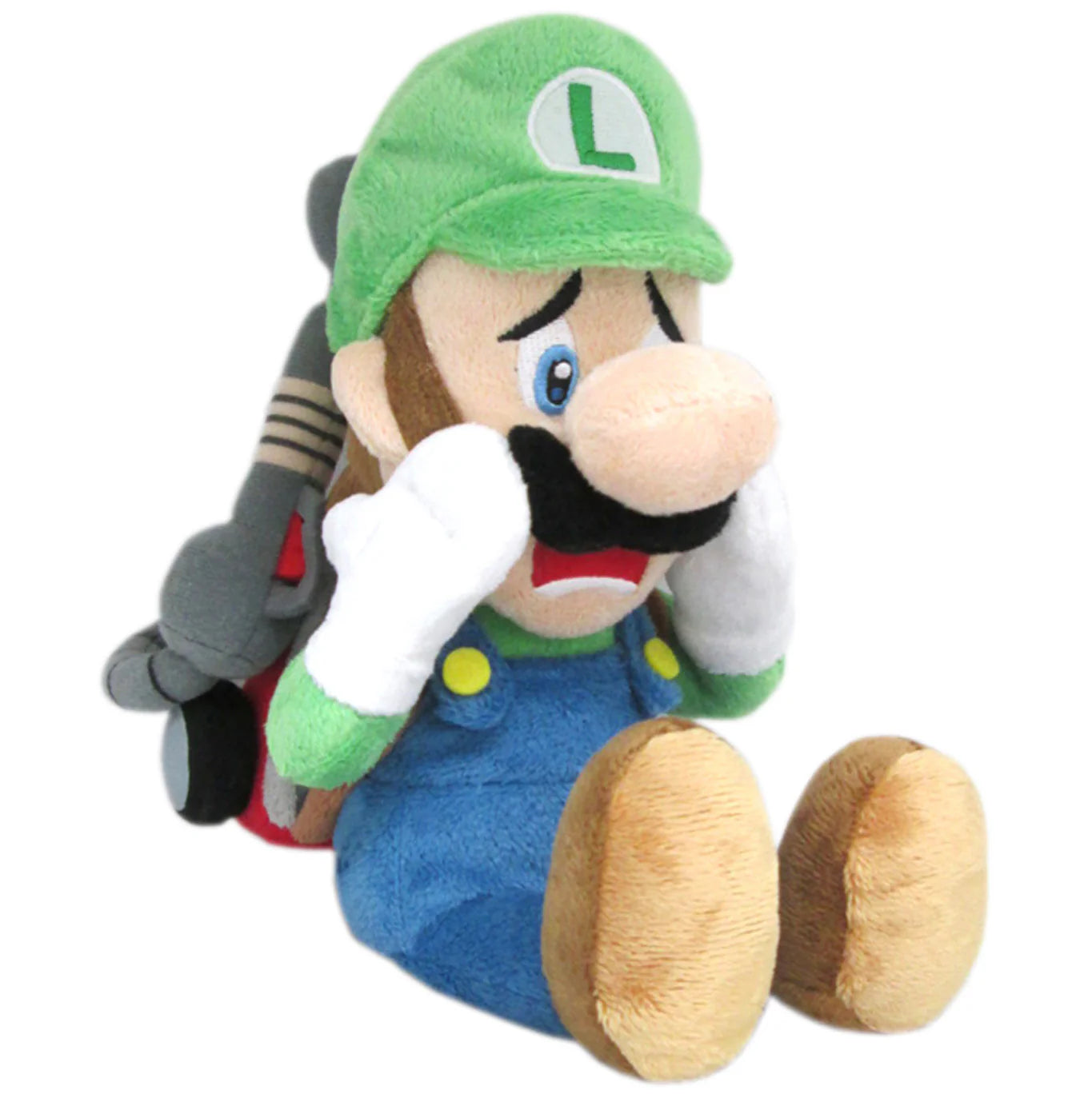 Scared Luigi Super Mario 10" Plush