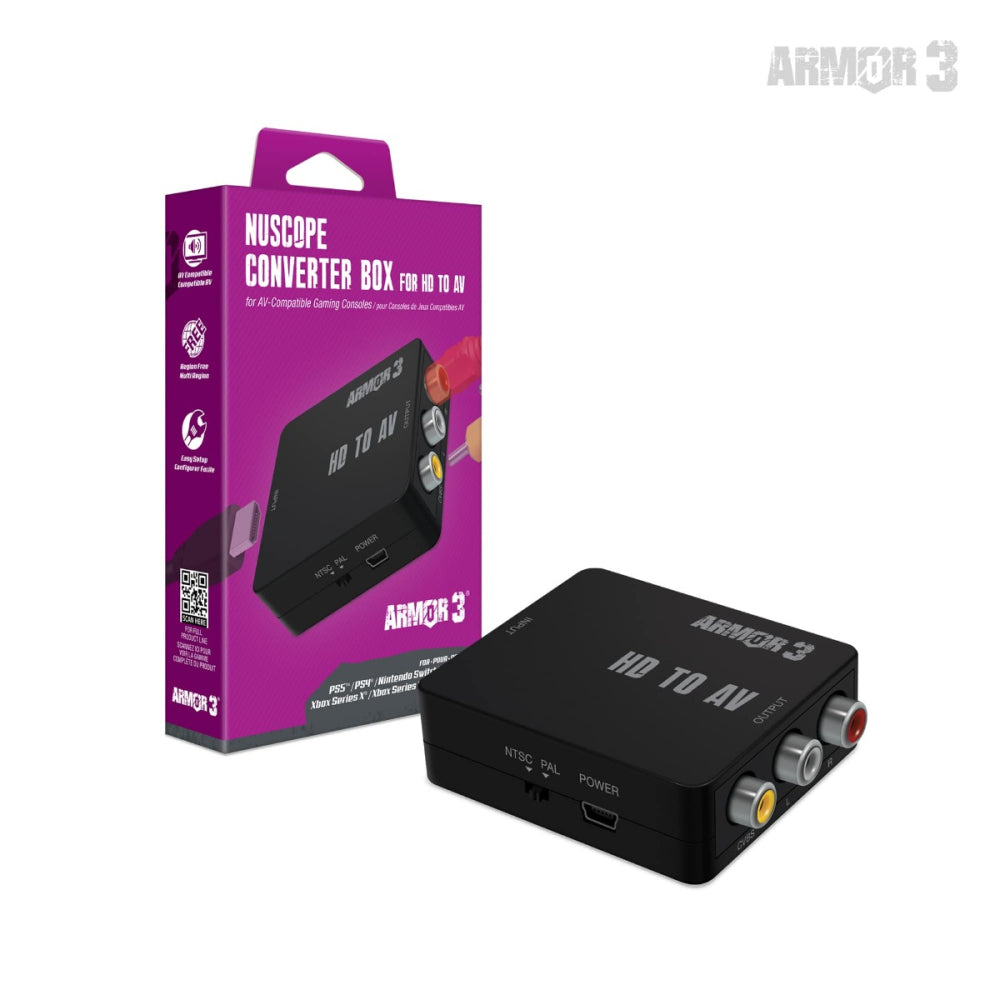 NuScope HD to AV Universal Converter Box (for Modern Console to Older TV)