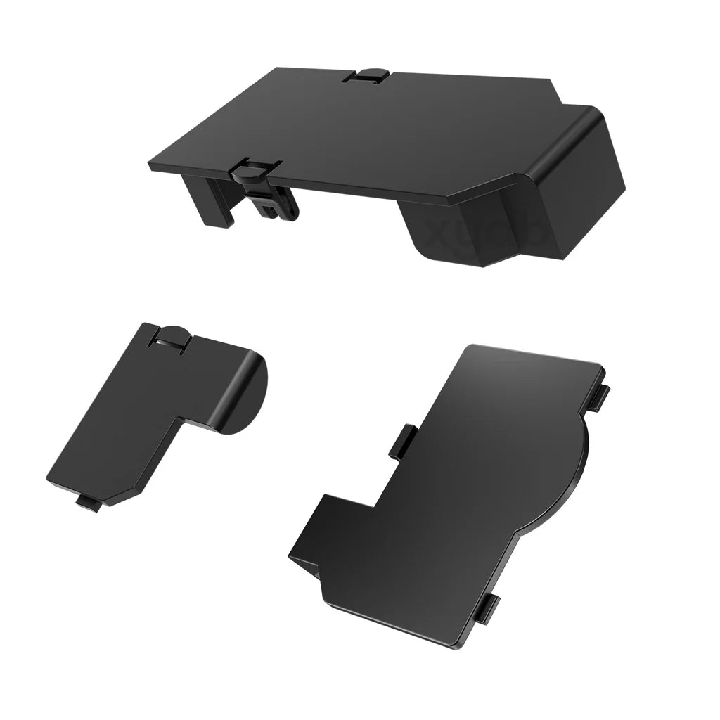 3-piece Port Covers for Nintendo GameCube - Jet Black