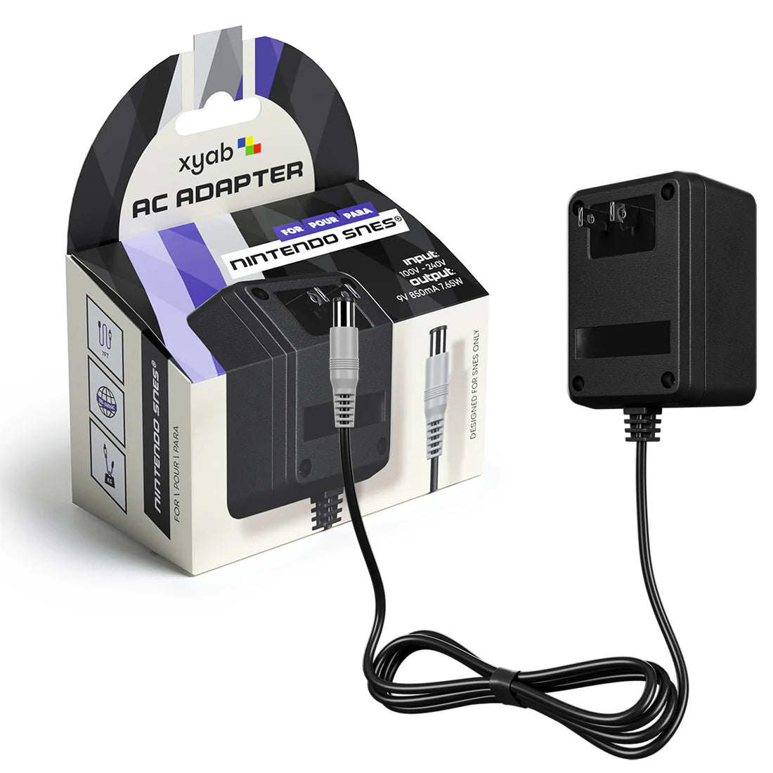 AC Adapter Power Supply for Super Nintendo SNES
