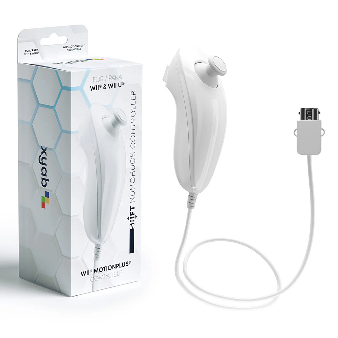 Nunchuk Wired Controller for Nintendo Wii / Wii U - White