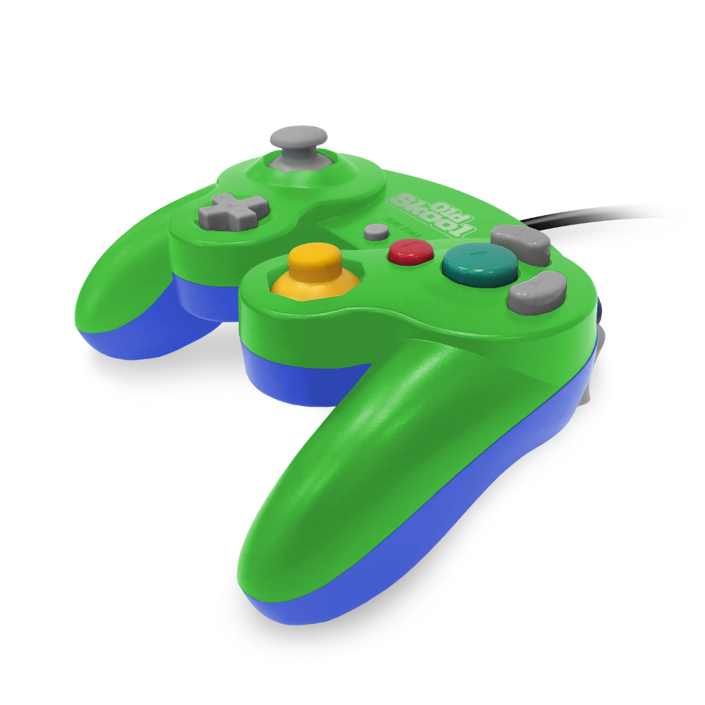 Wired Controller for Nintendo GameCube / Wii - Green/Purple