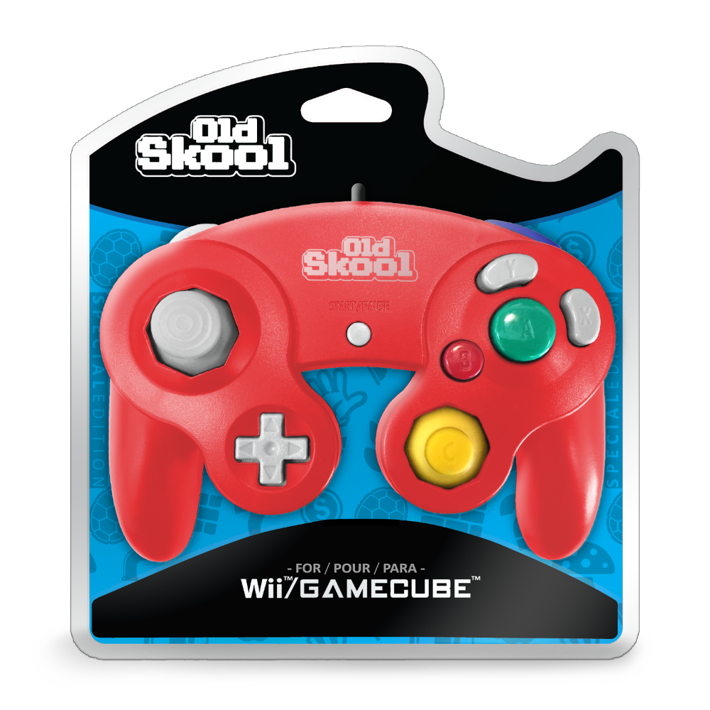 Wired Controller for Nintendo GameCube / Wii - Red/Blue