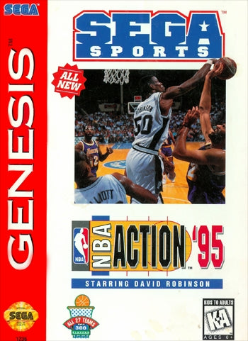 NBA Action '95 starring David Robinson - SEGA Genesis
