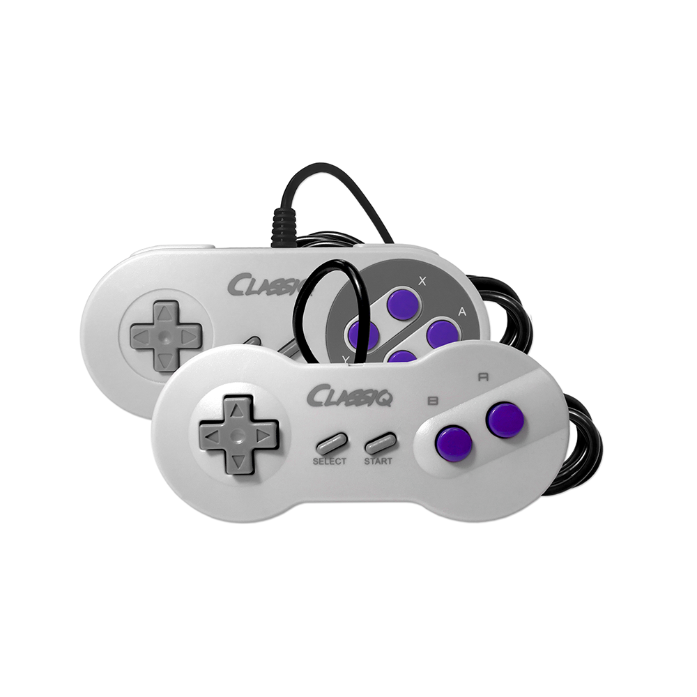 Old Skool Classiq 2 HD for NES / SNES  - Gray/Purple