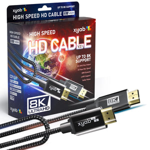 Ultra High Speed HD 2.1 Cable, 6FT, 8K@60, 4K@120, VRR, 2160p, 48Gbps