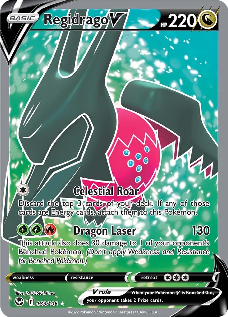 Regidrago V (Full Art) (183/195) [SWSH12: Silver Tempest]