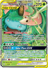 Venusaur & Snivy GX (1/236) [SM - Cosmic Eclipse]