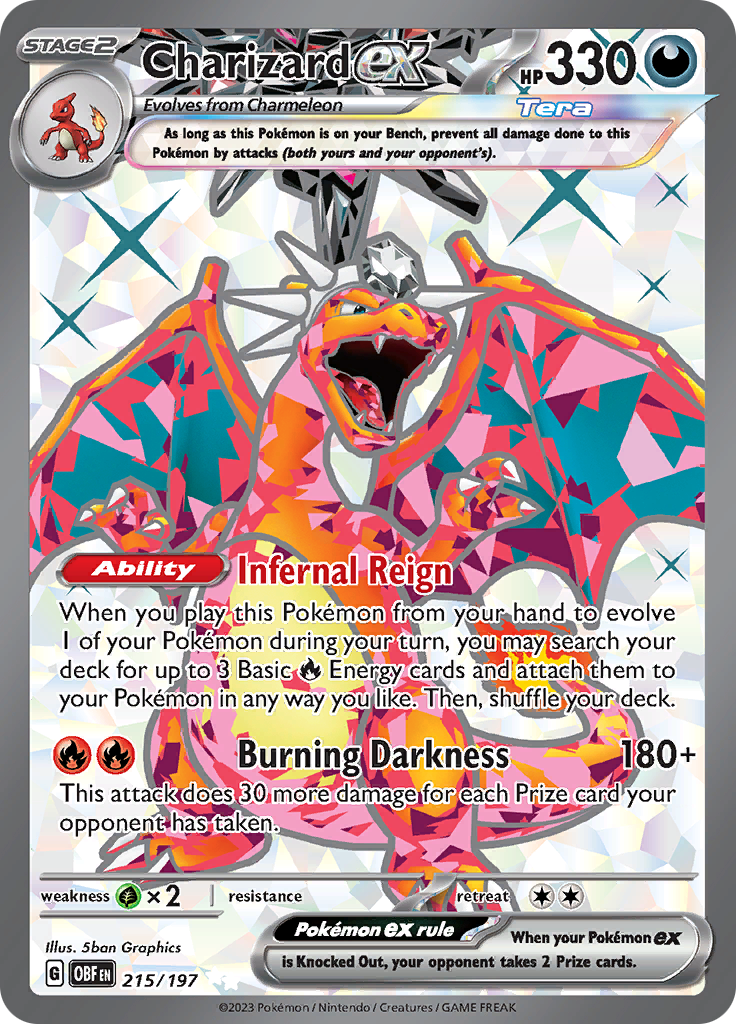 Charizard ex - 215/197 (215/197) [SV03: Obsidian Flames]