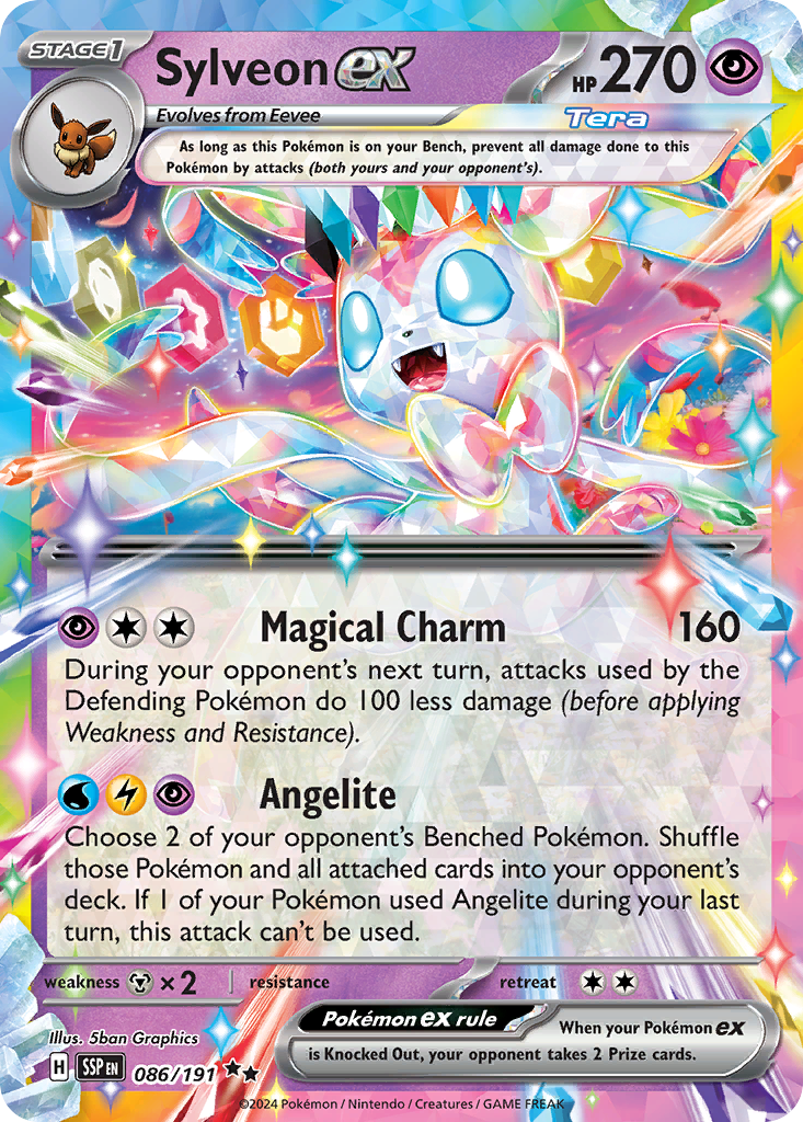 Sylveon ex (086/191) [SV08: Surging Sparks]