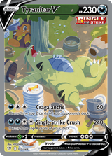 Tyranitar V (Alternate Full Art) (155/163) [SWSH05: Battle Styles]
