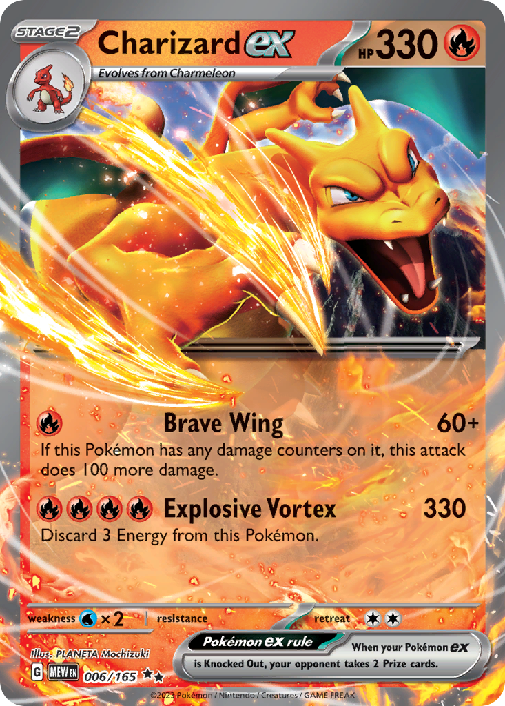 Charizard ex - 006/165 (006/165) [SV: Scarlet & Violet 151]