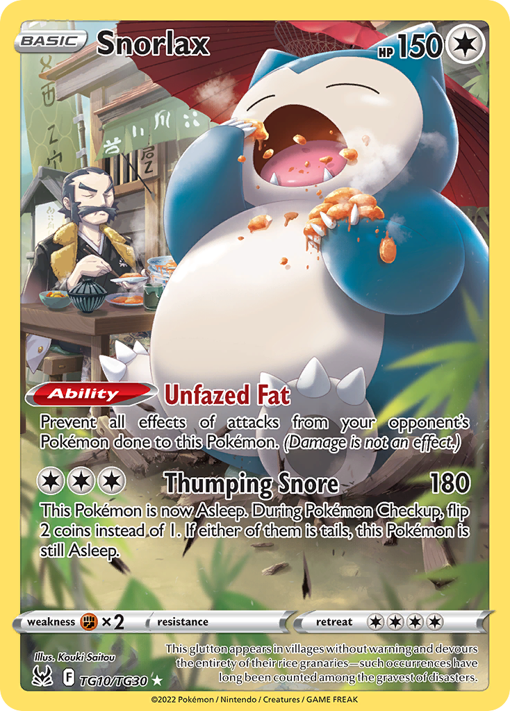 Snorlax (TG10/TG30) [SWSH11: Lost Origin Trainer Gallery]