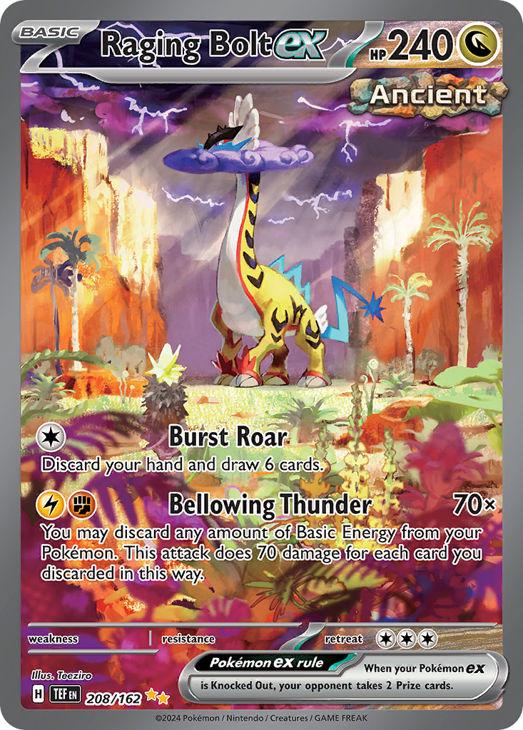 Raging Bolt ex - 208/162 (208/162) [SV05: Temporal Forces]