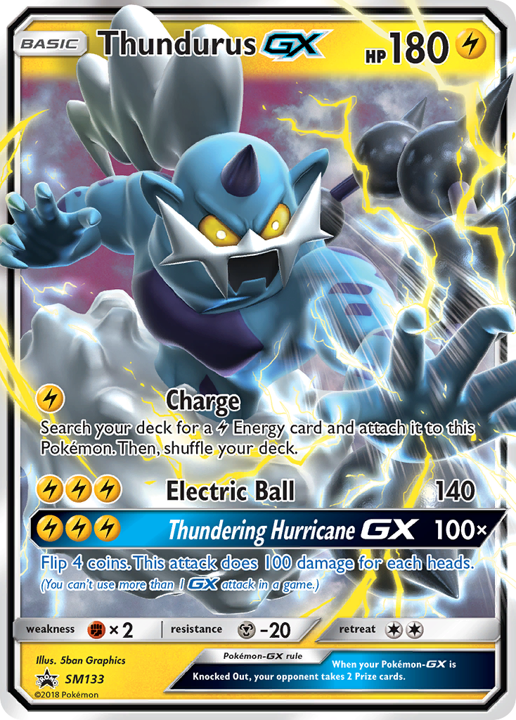 Thundurus GX - SM133 (SM133) [SM Promos]