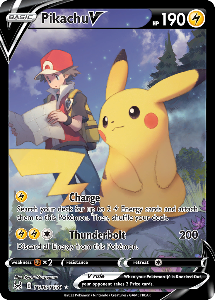 Pikachu V (TG16/TG30) [SWSH11: Lost Origin Trainer Gallery]